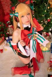 [ภาพถ่าย COSER คนดังทางอินเทอร์เน็ต] บล็อกเกอร์อนิเมะ Mime Yami - Girls Frontline TMP Christmas