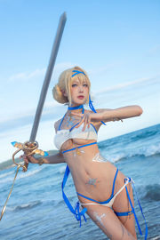 [Net Red COSER] Anime blogger Shui Miao aqua - Joan of Arc