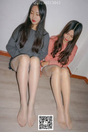 [Disparo de modelo Dasheng] No.095 Wenwen & Tingting Sisters Double Silk