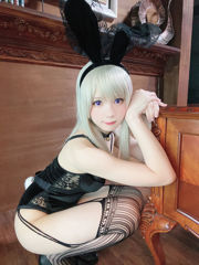 [COS Welfare] Weibo Girl Paper Cream Moon Shimo - Conejo negro