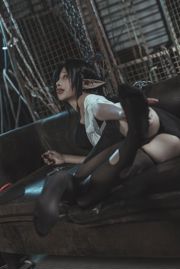 [Net Red COSER Photo] Anime Blogger Stupid Momo - Black Beast Queen OL Uniform